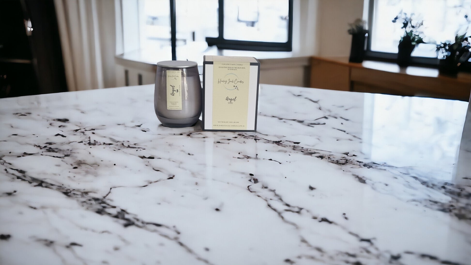 Angel Coconut Soy Candle with Box