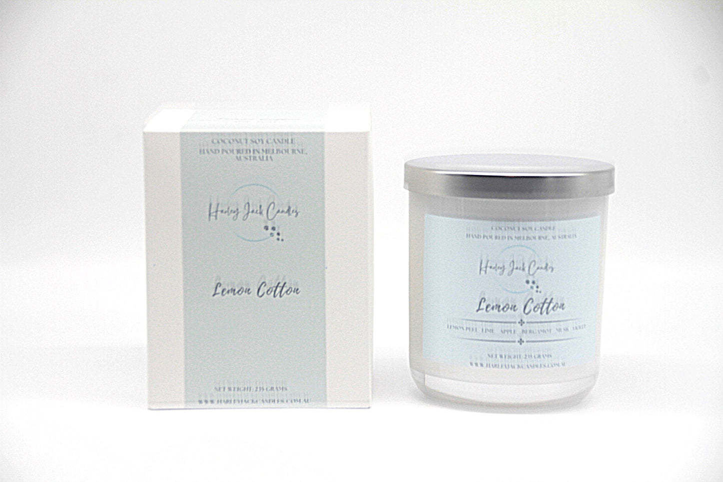 Lemon Cotton Coconut Soy Candle