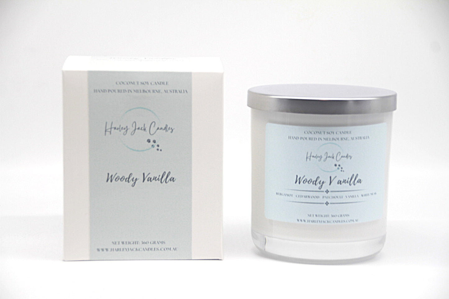 Woody Vanilla Coconut Soy Candle