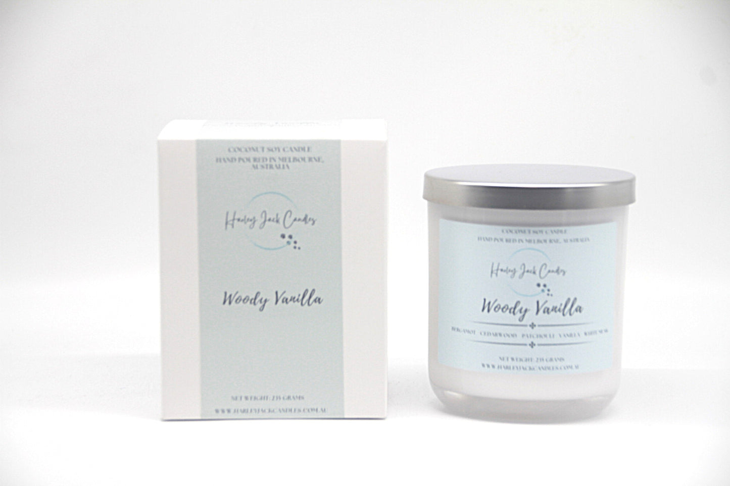 Woody Vanilla Coconut Soy Candle