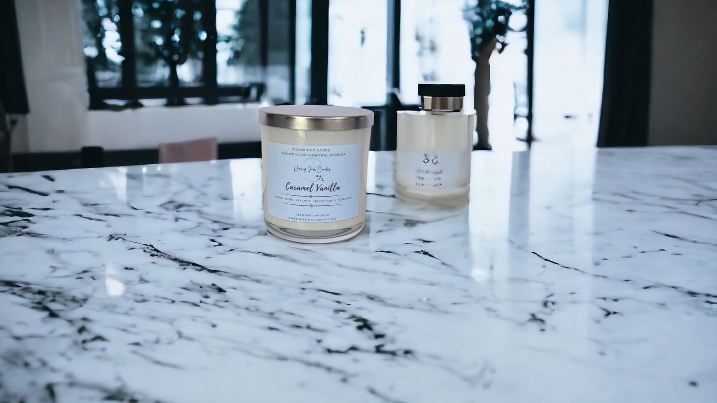 XL Caramel Vanilla Coconut Soy Candle