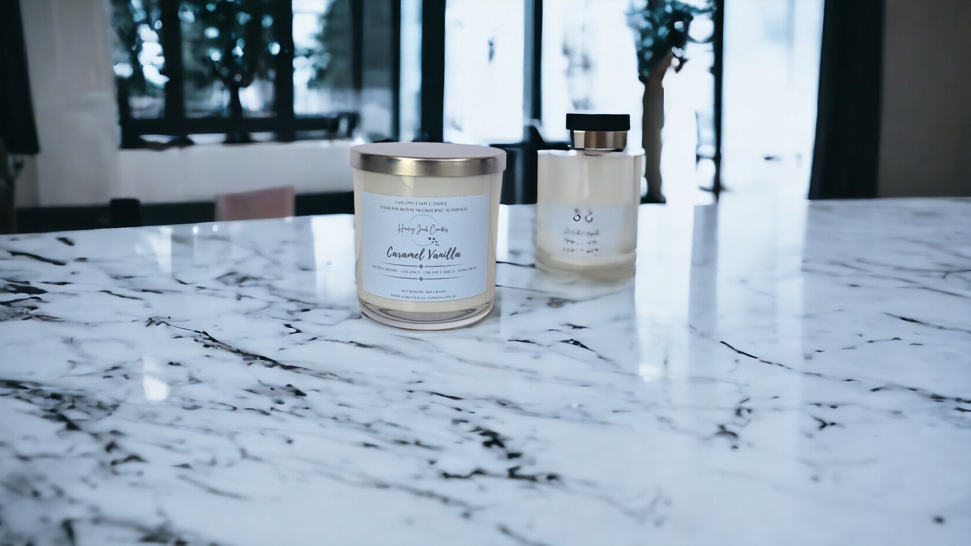 XL Caramel Vanilla Coconut Soy Candle