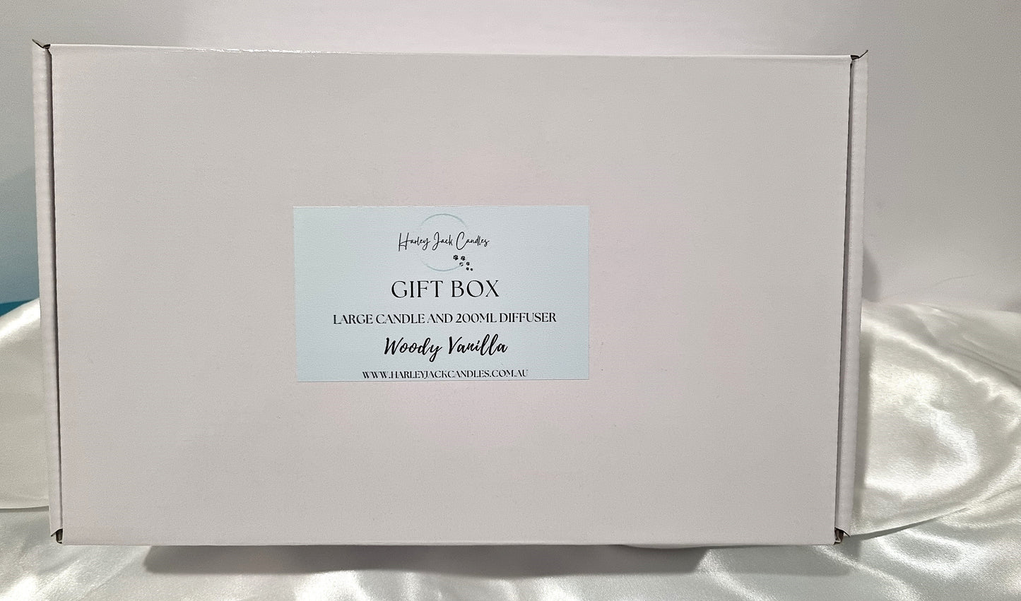 Gift Box - Large Candle and 200ml Diffuser