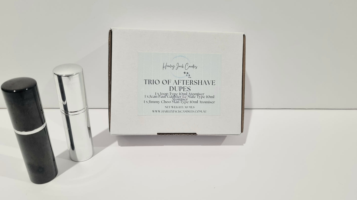 Trio of Perfume/Aftershave Box - 10ml Atomisers