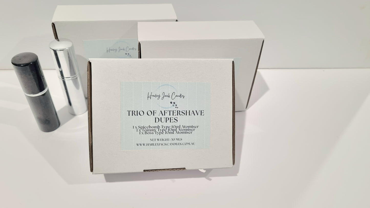 Trio of Perfume/Aftershave Box - 10ml Atomisers