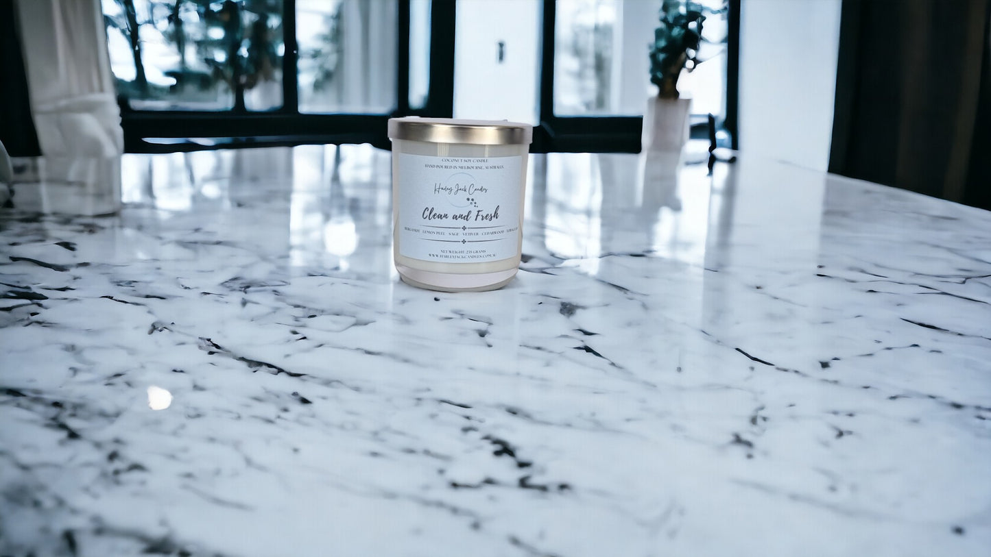 Clean and Fresh Coconut Soy Candle