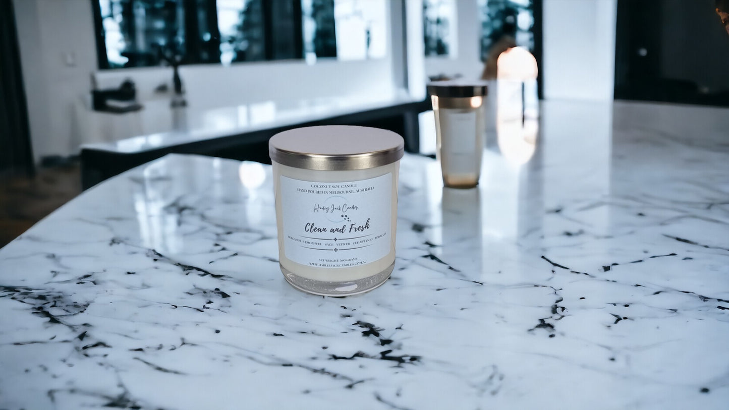 Clean and Fresh Coconut Soy Candle