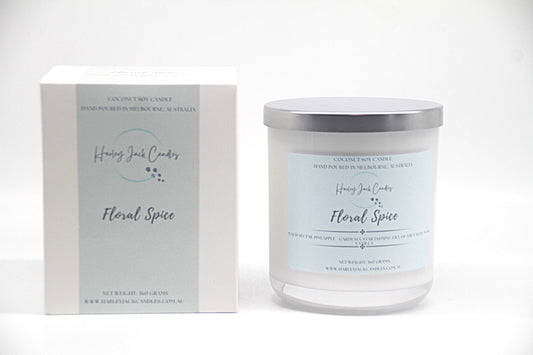 Floral Spice Coconut Soy Candle
