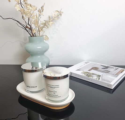 Woody Vanilla Coconut Soy Candle