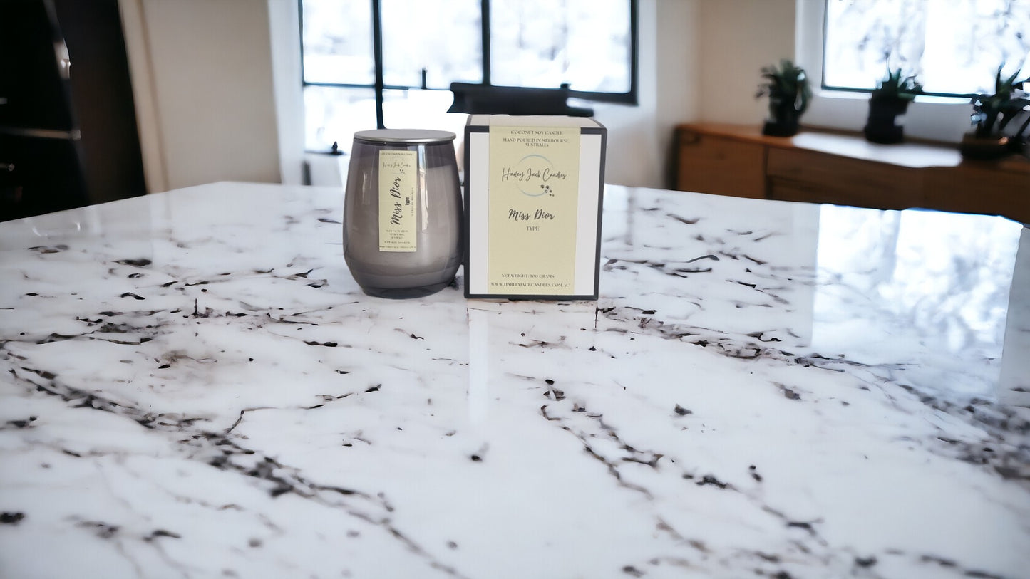 Miss Dior Type Coconut Soy Candle