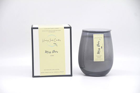 Miss Dior Type Coconut Soy Candle